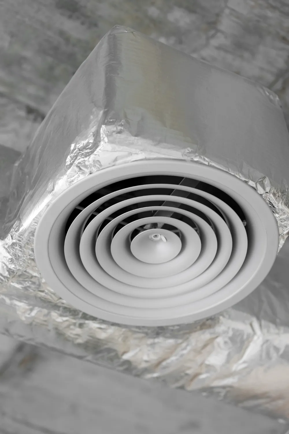 Close up on ventilation system